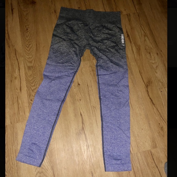 Gymshark ombre seamless leggings - indigo/black - Picture 3 of 4